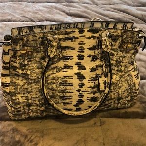 Henri Bendel Snake Print 2 Leather Satchel